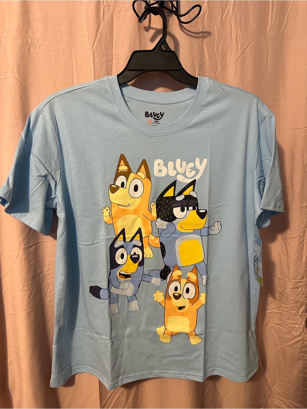 Bluey & Bingo Graphic Print T-Shirt L
Blue Cotton Blend Short Sleeve